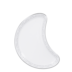 KURLAND Salad plate, crescent-shaped