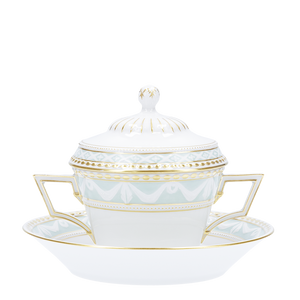 KURLAND Suppentasse mit Deckel komplett