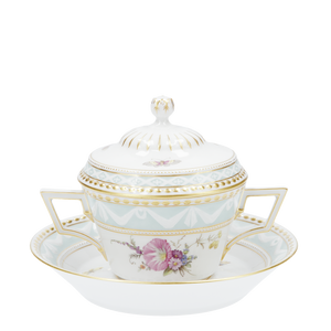 KURLAND Suppentasse mit Deckel komplett