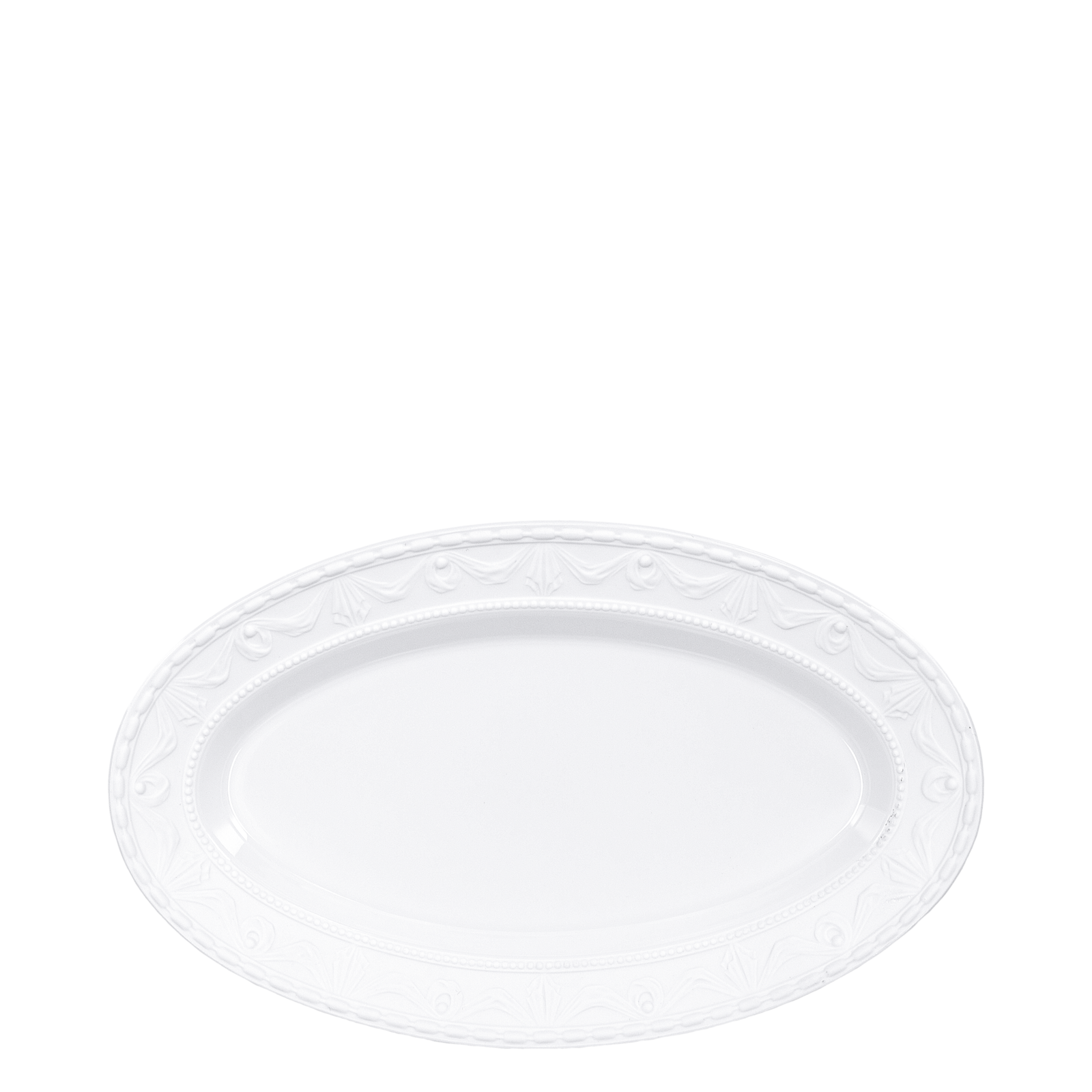BLANC NOUVEAU pickle dish/ gravy boat bottom part - KPM-BERLIN