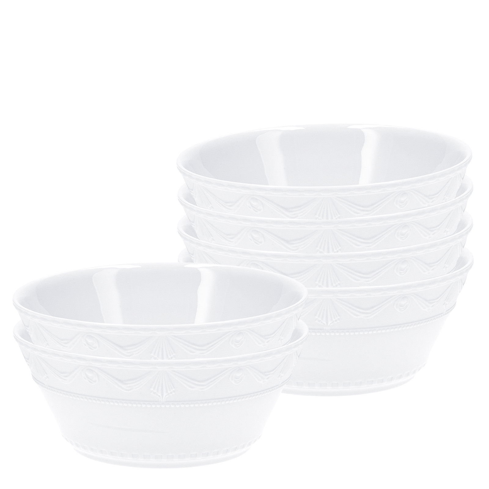 BLANC NOUVEAU cereal bowl set 6pcs..