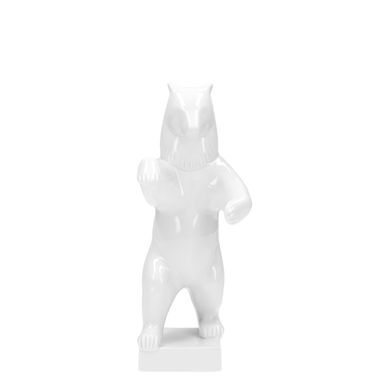 figure BEAR standing large, on pedestal - KPM-BERLIN
