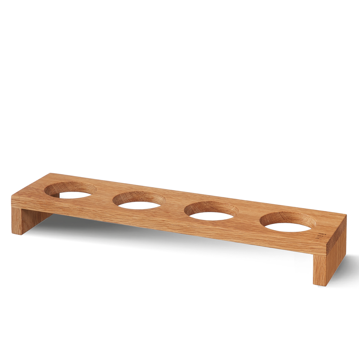 Wooden shelf LAB 4-piece oak BULB