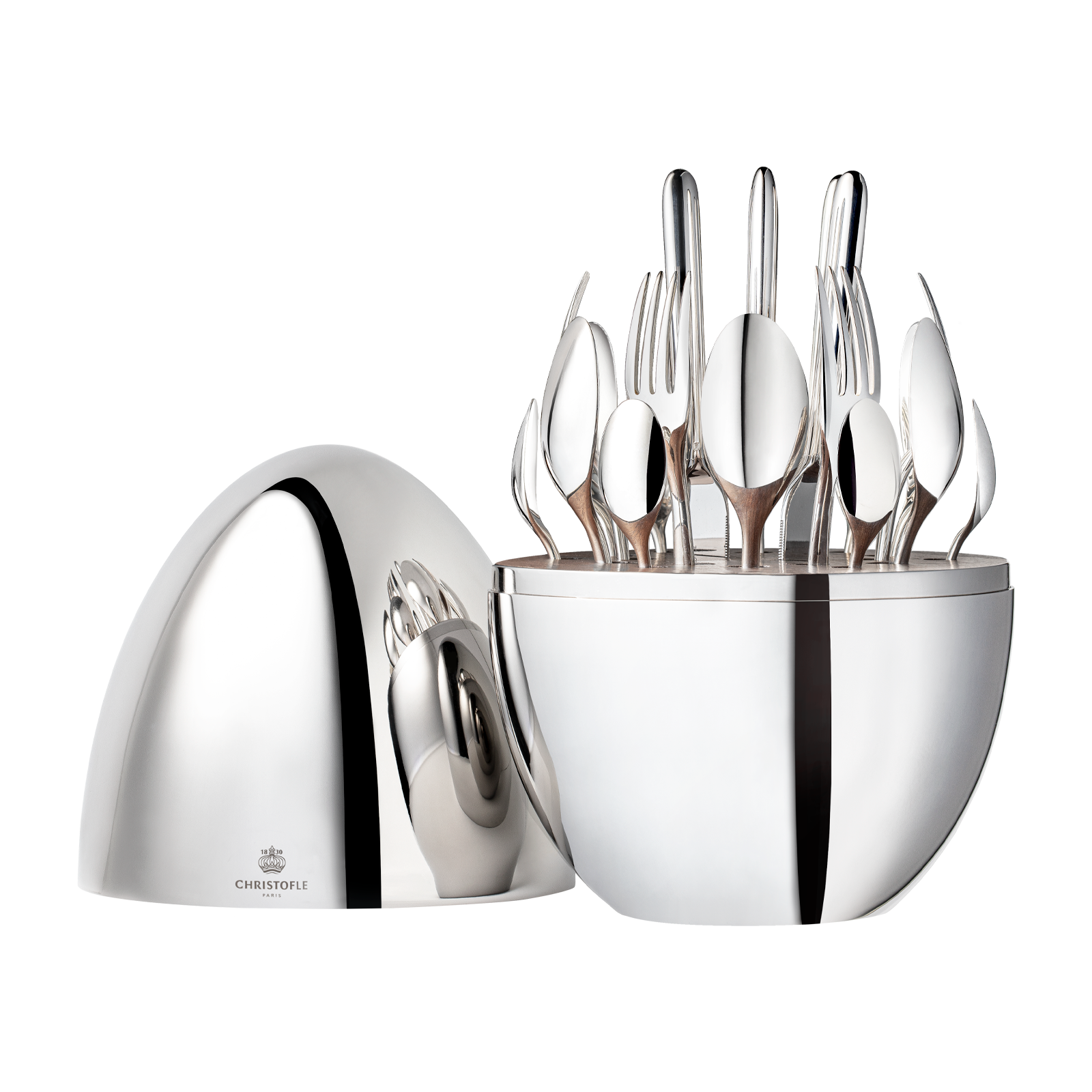 MOOD cutlery egg 24 pcs. CHRISTOFLE 120