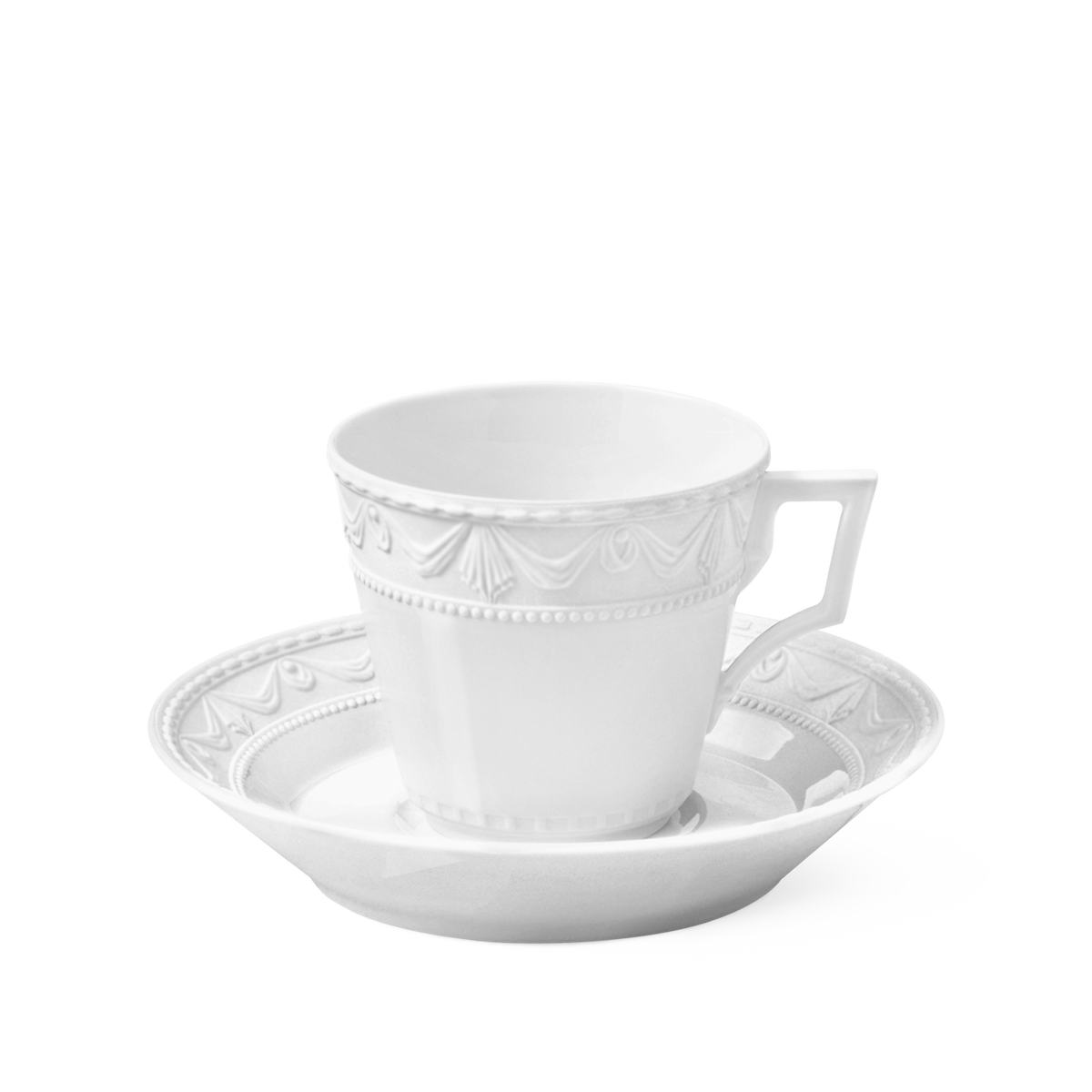 BLANC NOUVEAU Kaffee- & Tee-Untertasse - II. Sortierung