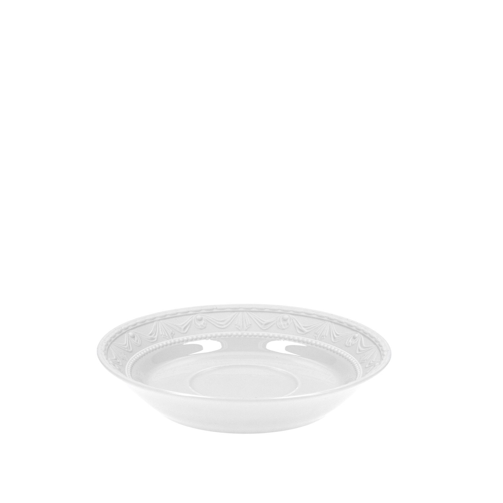 BLANC NOUVEAU mocha saucer, small