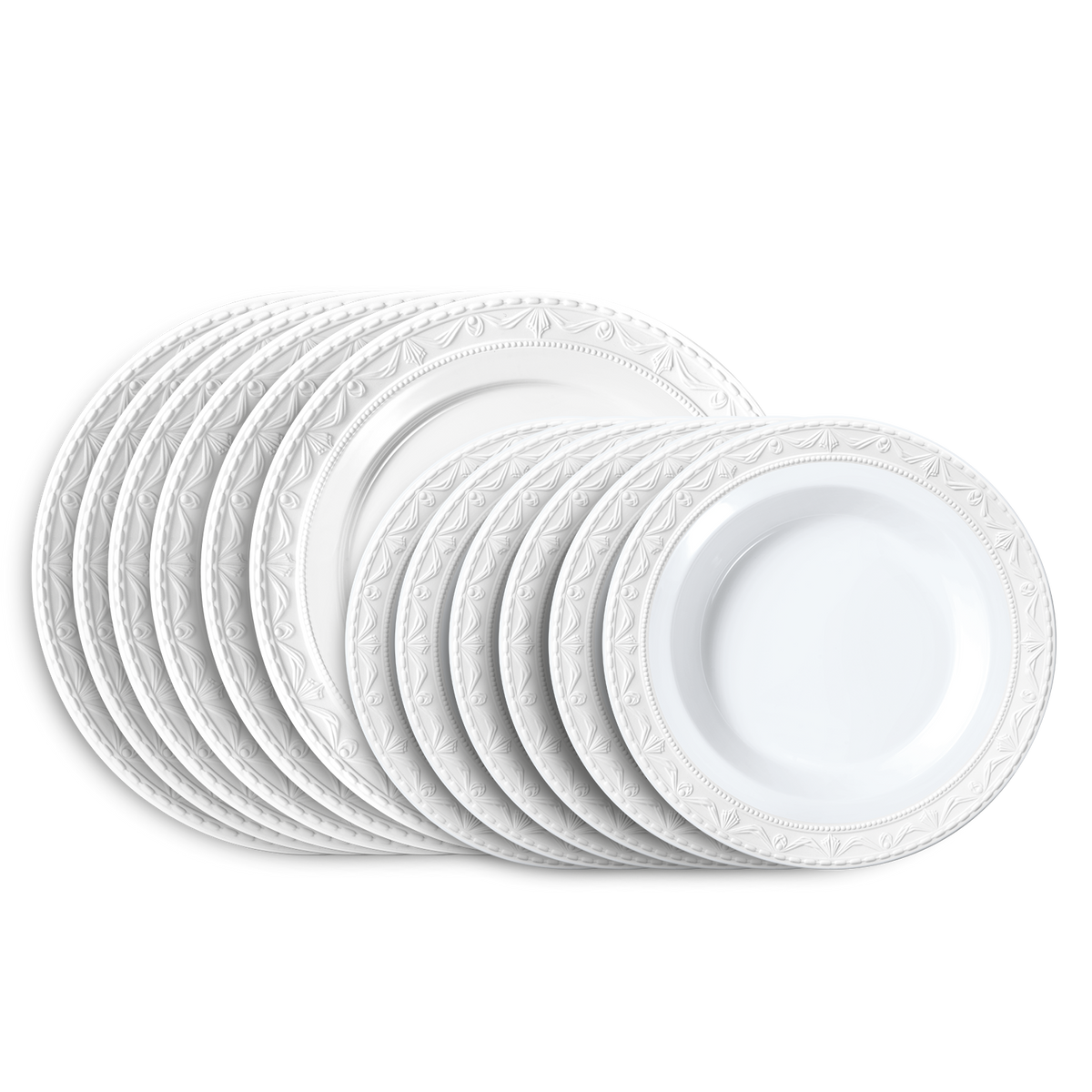 Service de table BLANC NOUVEAU, 12 pièces