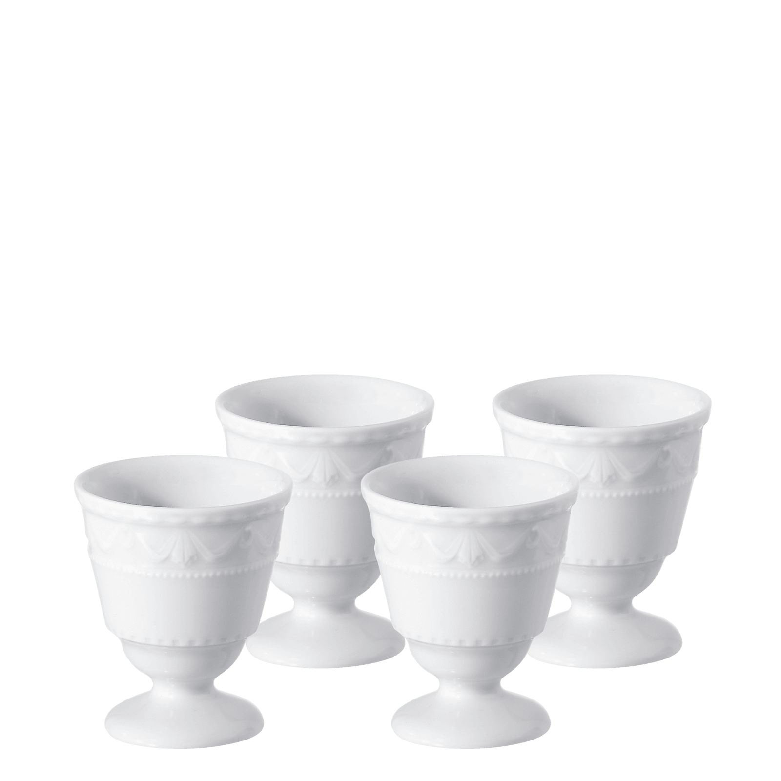 KPM Berlin Kurland Set Di 2 Ciotole Per Currywurst In Porcellana Bianca, 19x11 Cm, Fatte A Mano - 5