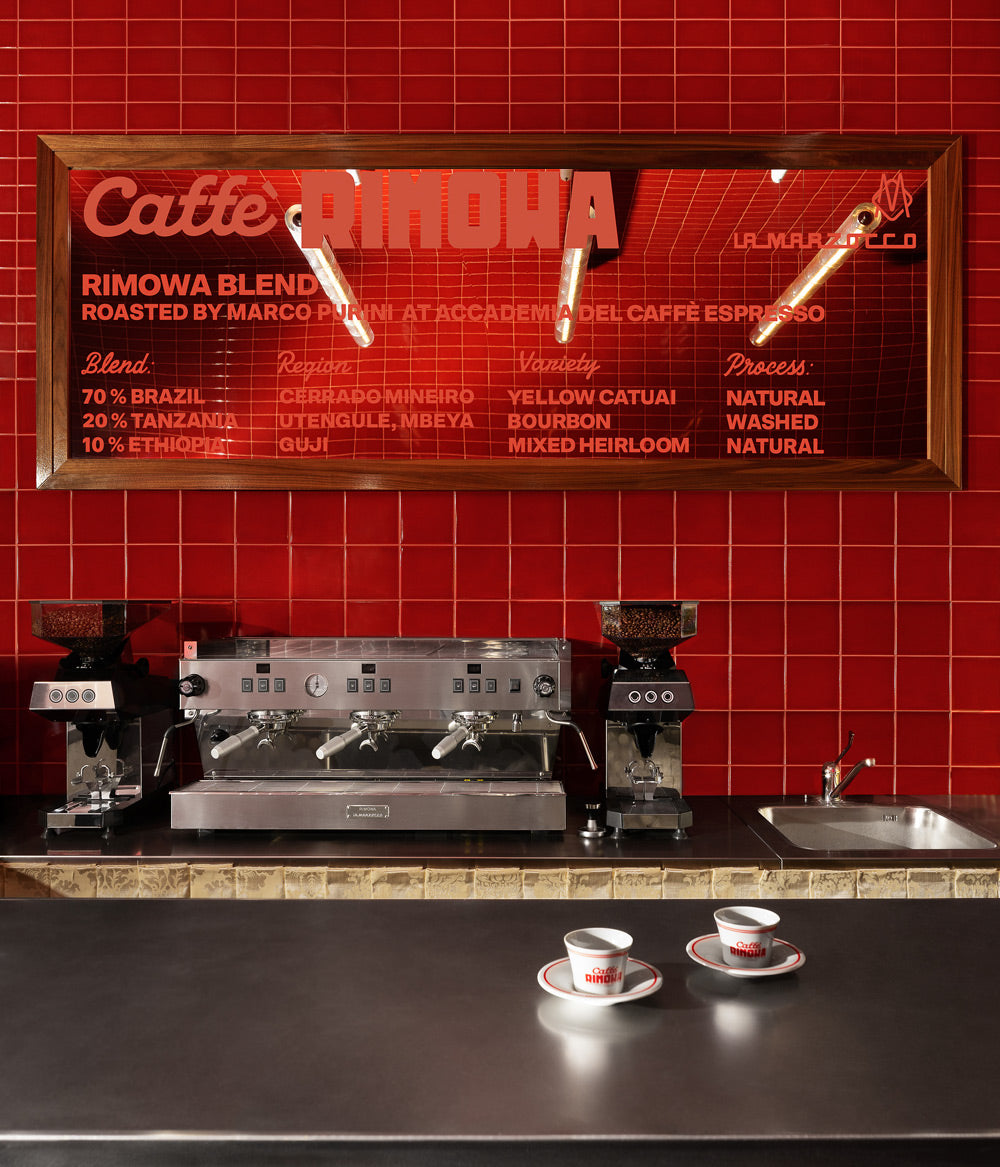 KPM Berlin s'associe à CAFFÈ RIMOWA pour une boutique éphémère lors de la Milan Design Week
