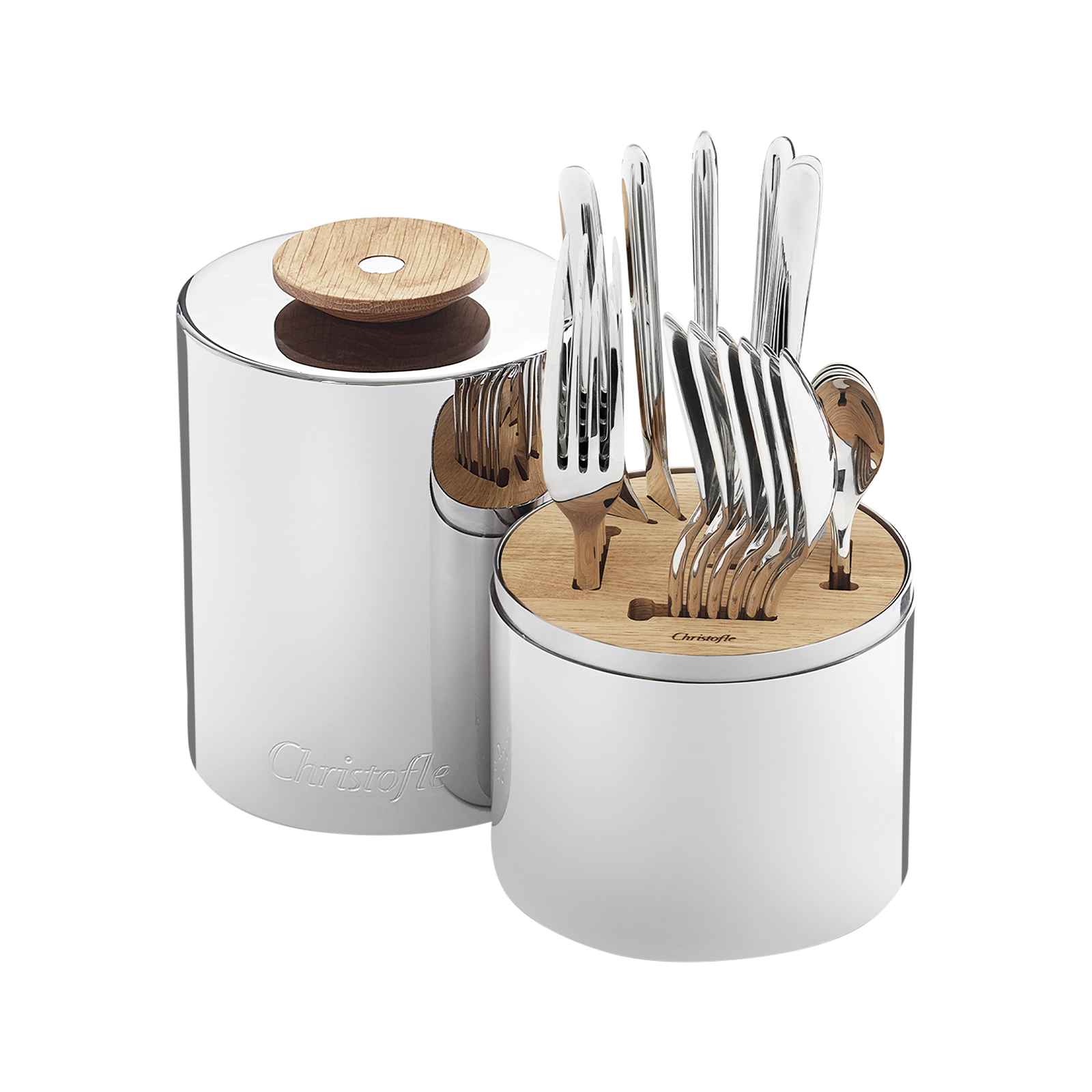 ESSENTIEL cutlery set in box 24 pcs. CHRISTOFLE