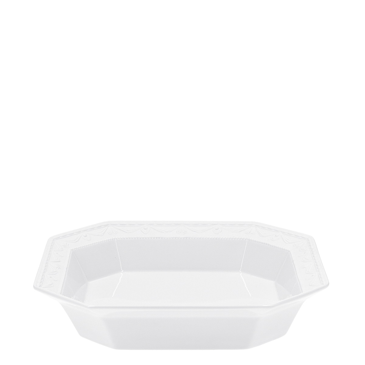 BLANC NOUVEAU Salatschale eckig flach, groß - II. Sortierung