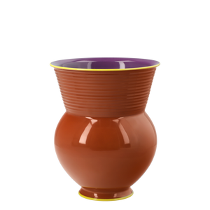 KPM+ Gisbert Pöppler Vase HALLE mit gerilltem Hals