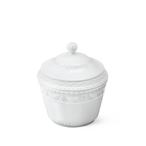 BLANC NOUVEAU Sugar bowl, large Lid