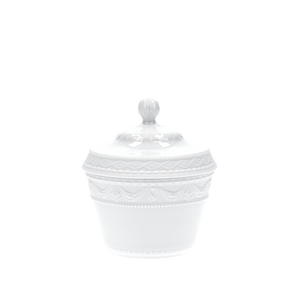 BLANC NOUVEAU Sugar bowl, small Lid