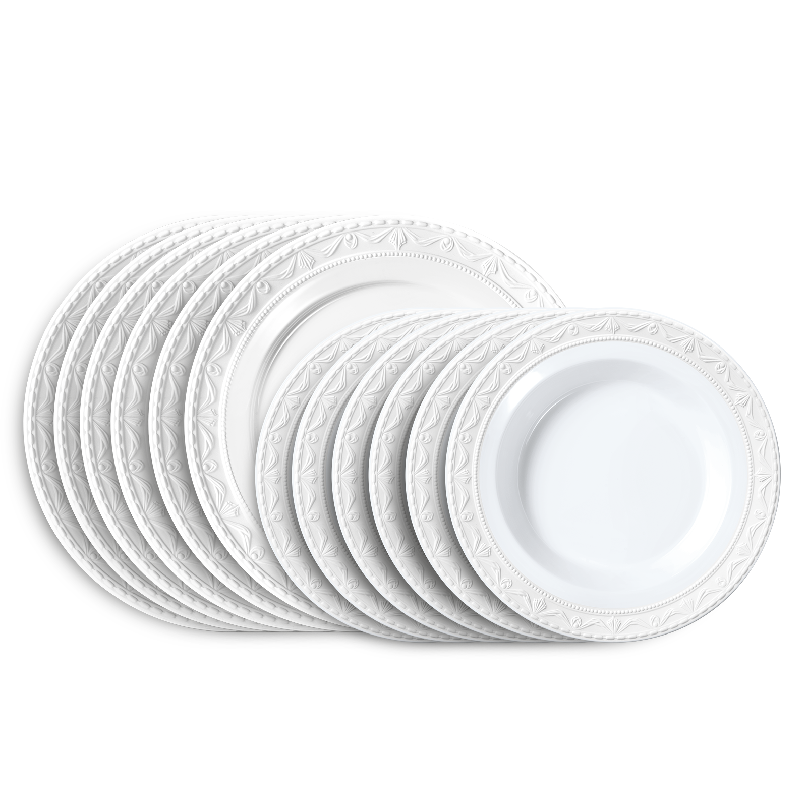 BLANC NOUVEAU dinner set 12pcs.